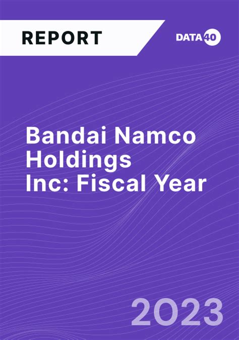 bandai namco annual report|bandai namco fiscal year.